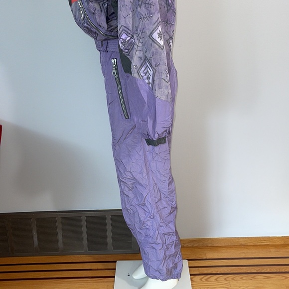 Vintage 80s 90s Canyon Aztec One Piece Ski Suit - Picture 13 of 16